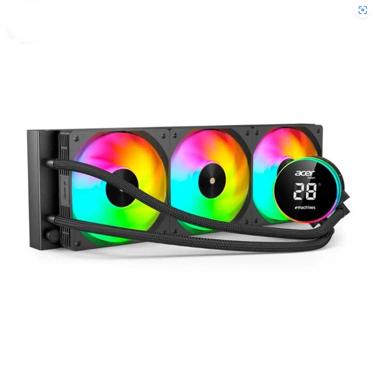 Acer Liquid Cooler AC360YN Branco ARGB 360mm LCD Display Acer Liquid Cooler AC360YN Branco ARGB 360mm LCD Display